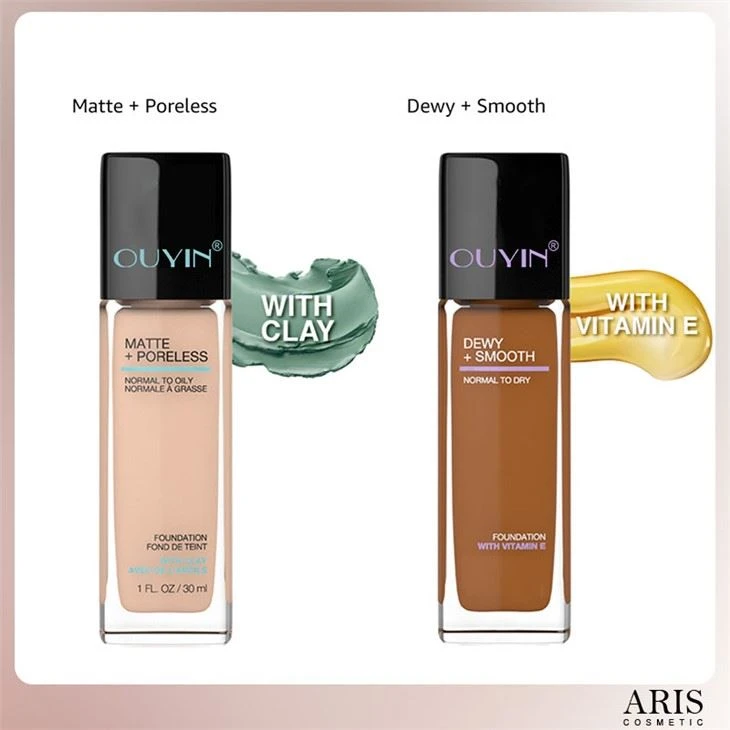 Liquid Foundation Full Coverage Makeup Classic Ivory Oil-Free Foundation